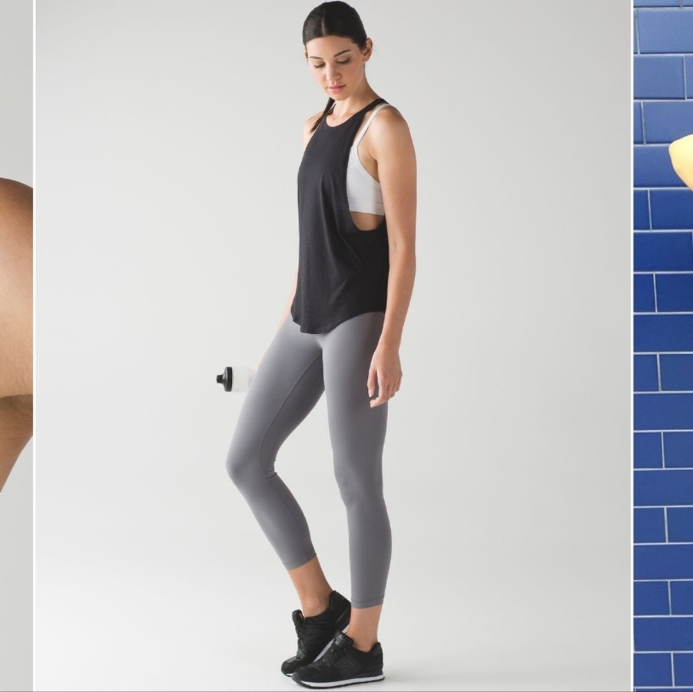Lululemon Sweat Date Black Tank